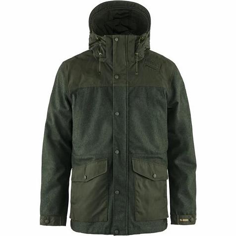 Fjällräven Värmland Hunting Jacket Green Singapore For Men (SG-54448)